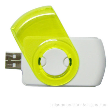 Rotatable USB2.0 Card Reader/Writer (I-CR-RW260)
